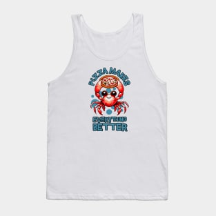 Pizza crab Tank Top